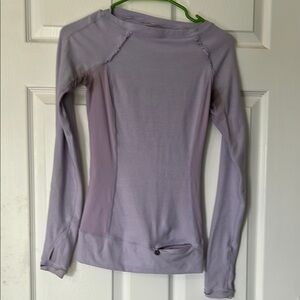 Lululemon Athletica Purple Fitted Long Sleeve Tee